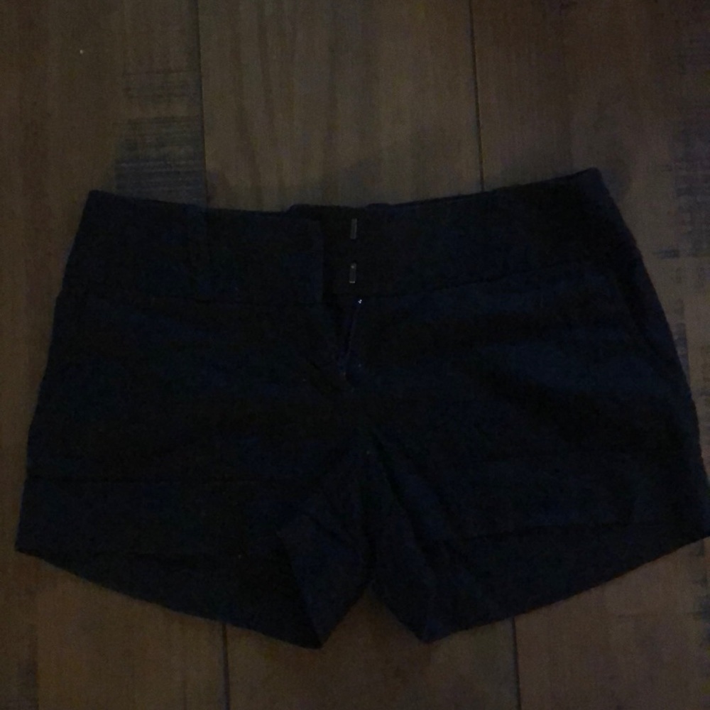Black dress shorts
